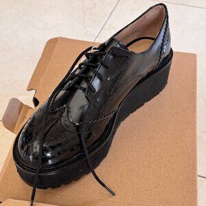 Zara Special Edition Platform Lace-up Loafers